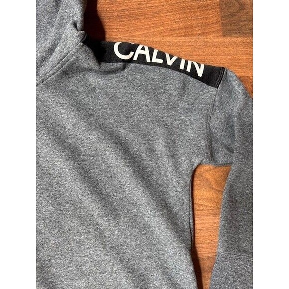 Womens Calvin Klein Performance Sweatshirt Shirt MED Cowl Neck Fleece Lined EUC - Picture 3 of 9